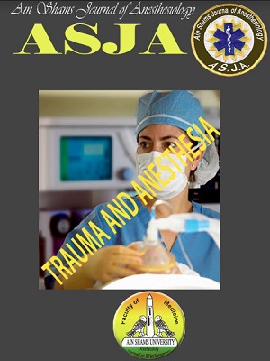 Ain-Shams Journal of Anesthesiology